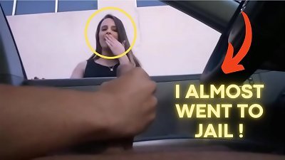 React: woman is overwhelmed to watch stud jerking off and starts a fight