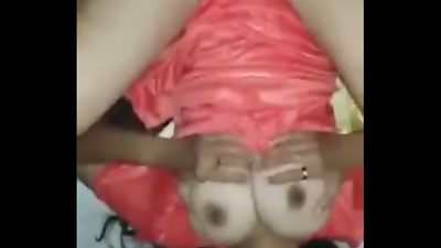 My wifey pummeling for my buddy