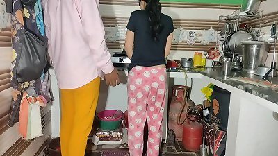 If the sister-in-law did not cook, then the sister-in-law was poked in the kitchen.