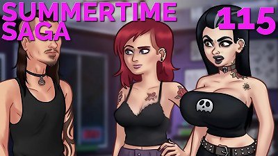 SUMMERTIME SAGA #115 &bull; Joking around with the 2 tatted bombshells