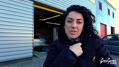 Sabrina wants one man sausage in her ass and the other in her cootchie